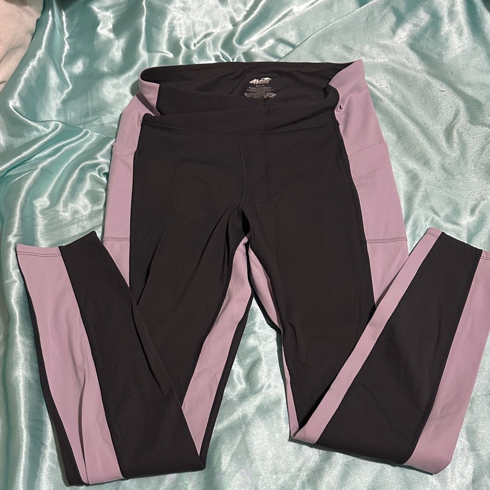 Women’s Avia Active Leggings - Black & Lavender